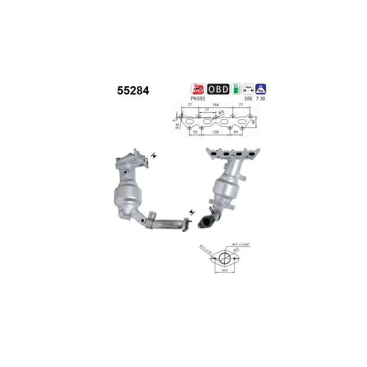 Katalizatoriaus keitiklis AS 55284