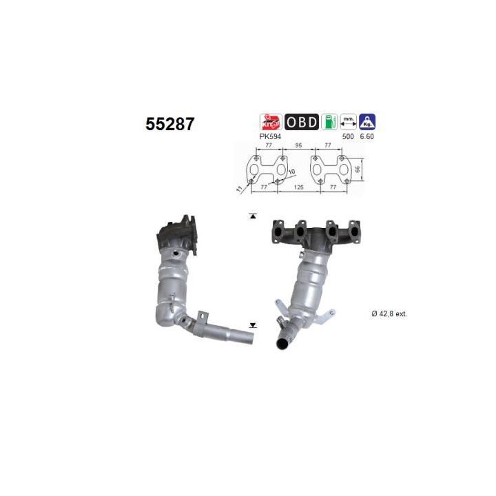 Katalizatoriaus keitiklis AS 55287