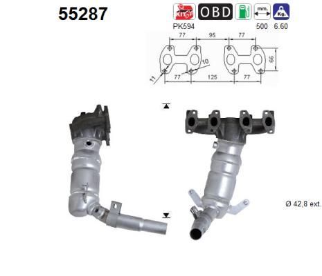 Katalizatoriaus keitiklis AS 55287