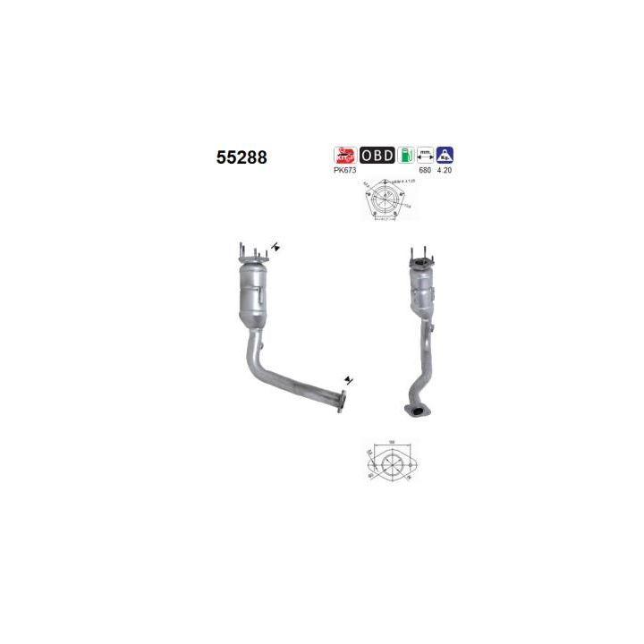 Katalizatoriaus keitiklis AS 55288