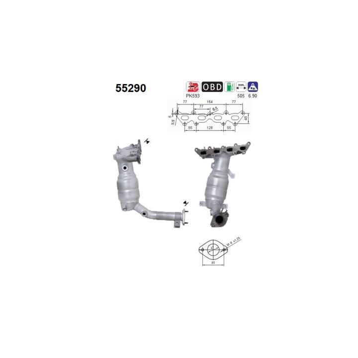 Katalizatoriaus keitiklis AS 55290