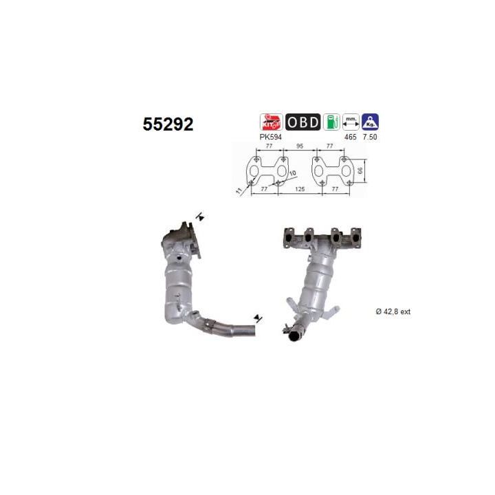 Katalizatoriaus keitiklis AS 55292