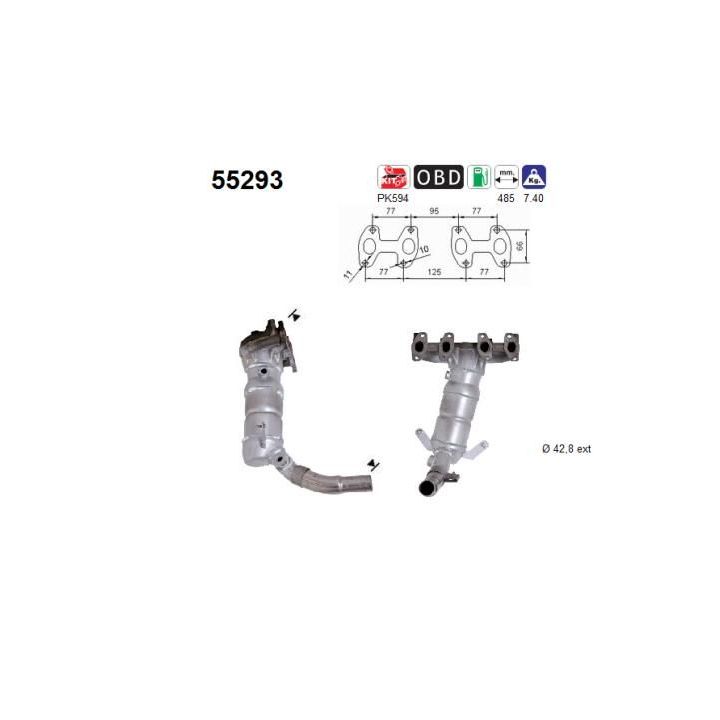 Katalizatoriaus keitiklis AS 55293