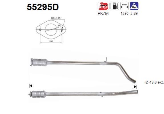 Katalizatoriaus keitiklis AS 55295D