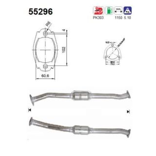 Katalizatoriaus keitiklis AS 55296