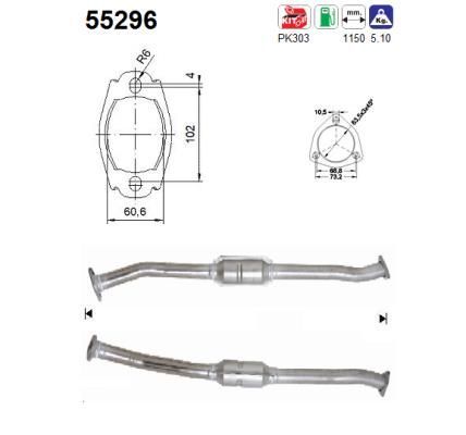 Katalizatoriaus keitiklis AS 55296