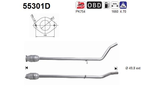 Katalizatoriaus keitiklis AS 55301D