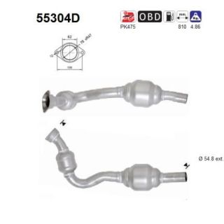 Katalizatoriaus keitiklis AS 55304D