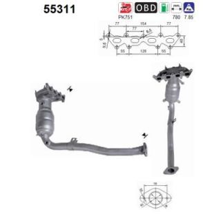 Katalizatoriaus keitiklis AS 55311