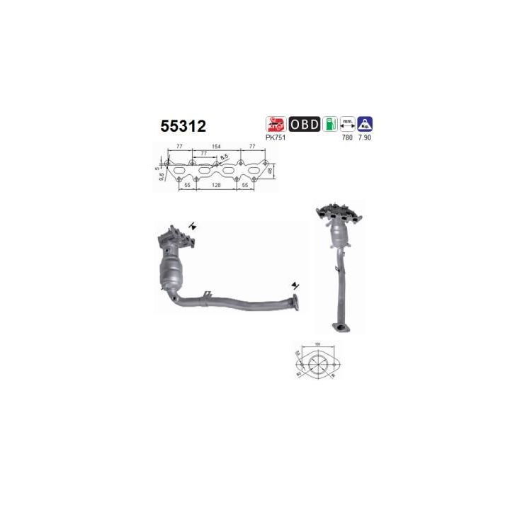 Katalizatoriaus keitiklis AS 55312