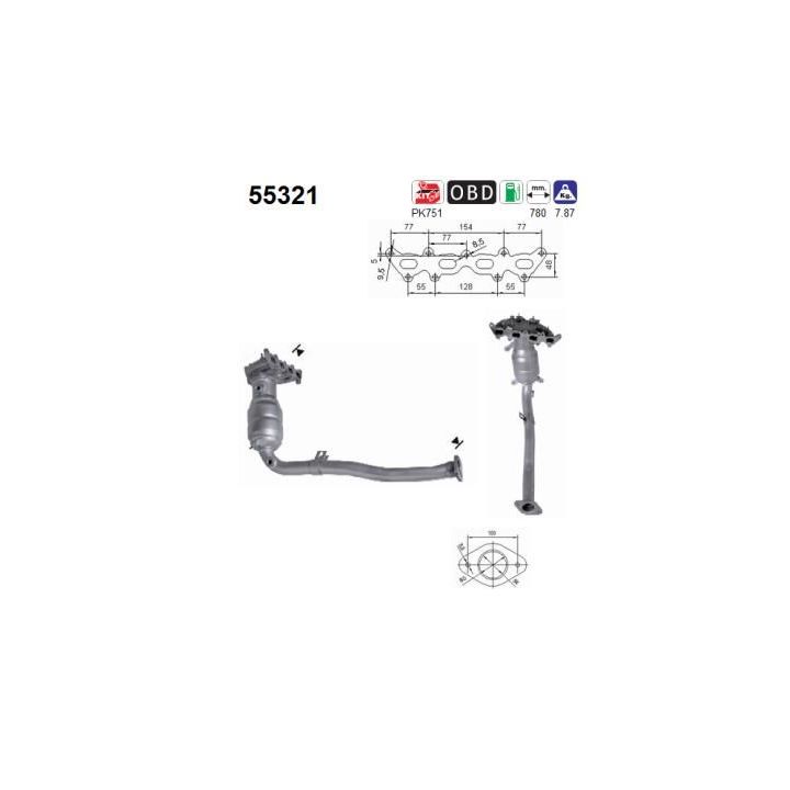 Katalizatoriaus keitiklis AS 55321