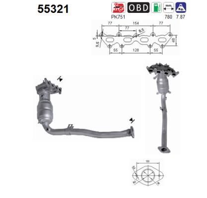 Katalizatoriaus keitiklis AS 55321