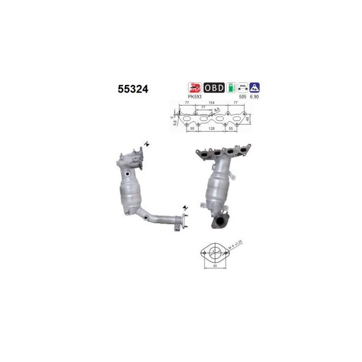 Katalizatoriaus keitiklis AS 55324