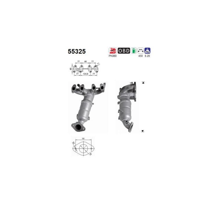 Katalizatoriaus keitiklis AS 55325