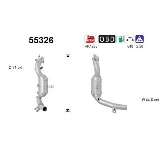 Katalizatoriaus keitiklis AS 55326