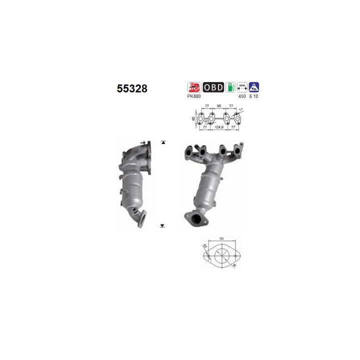 Katalizatoriaus keitiklis AS 55328