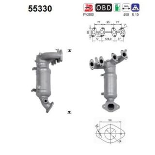 Katalizatoriaus keitiklis AS 55330