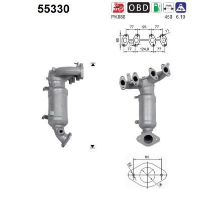 Katalizatoriaus keitiklis AS 55330