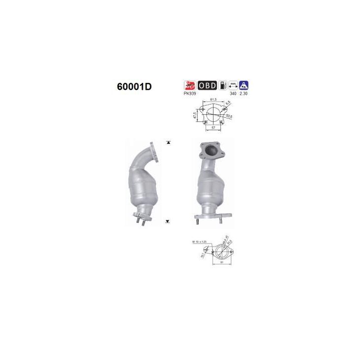 Katalizatoriaus keitiklis AS 60001D