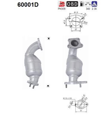 Katalizatoriaus keitiklis AS 60001D