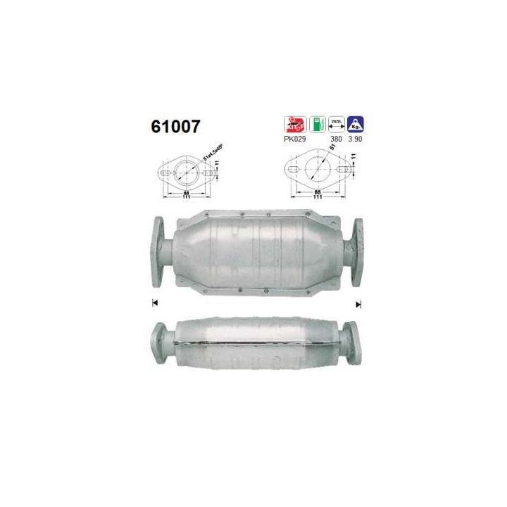 Katalizatoriaus keitiklis AS 61007