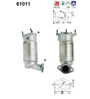 Katalizatoriaus keitiklis AS 61011