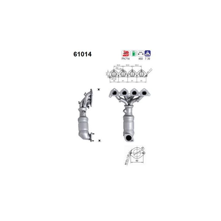 Katalizatoriaus keitiklis AS 61014