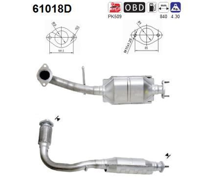Katalizatoriaus keitiklis AS 61018D