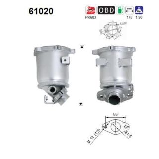 Katalizatoriaus keitiklis AS 61020