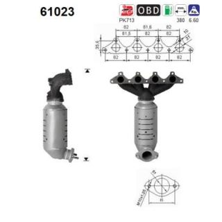 Katalizatoriaus keitiklis AS 61023