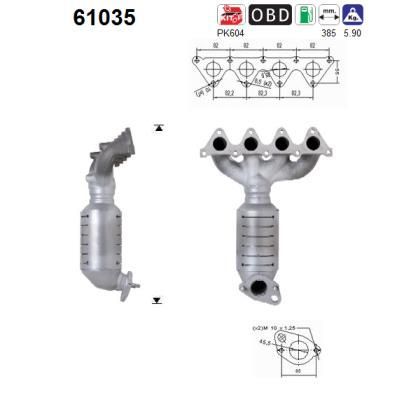 Katalizatoriaus keitiklis AS 61035