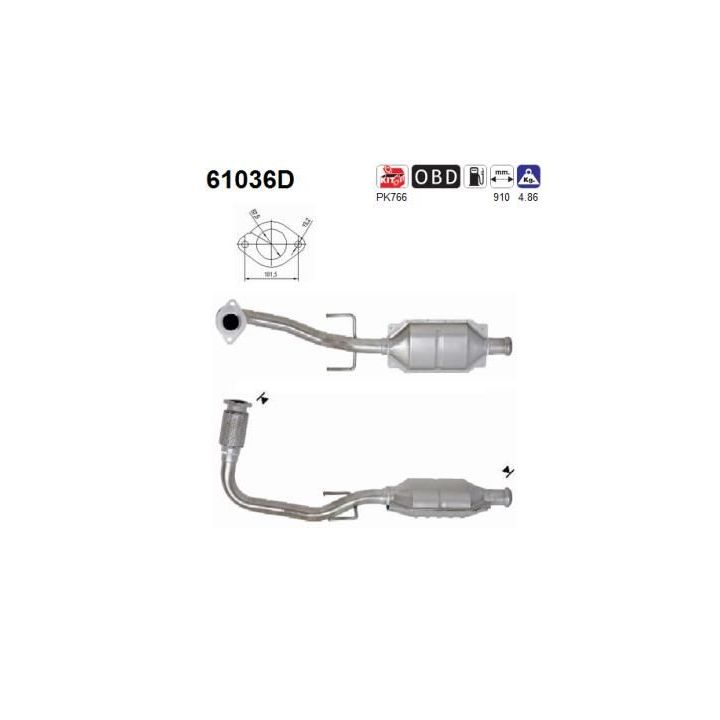 Katalizatoriaus keitiklis AS 61036D