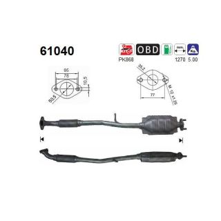 Katalizatoriaus keitiklis AS 61040