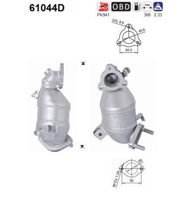 Katalizatoriaus keitiklis AS 61044D