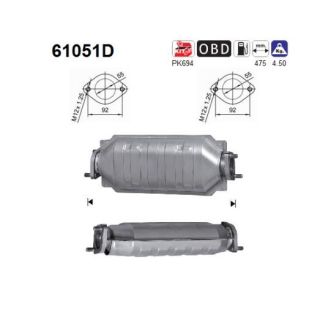 Katalizatoriaus keitiklis AS 61051D
