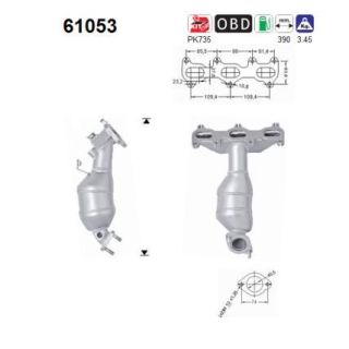 Katalizatoriaus keitiklis AS 61053