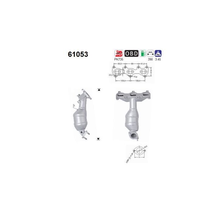 Katalizatoriaus keitiklis AS 61053