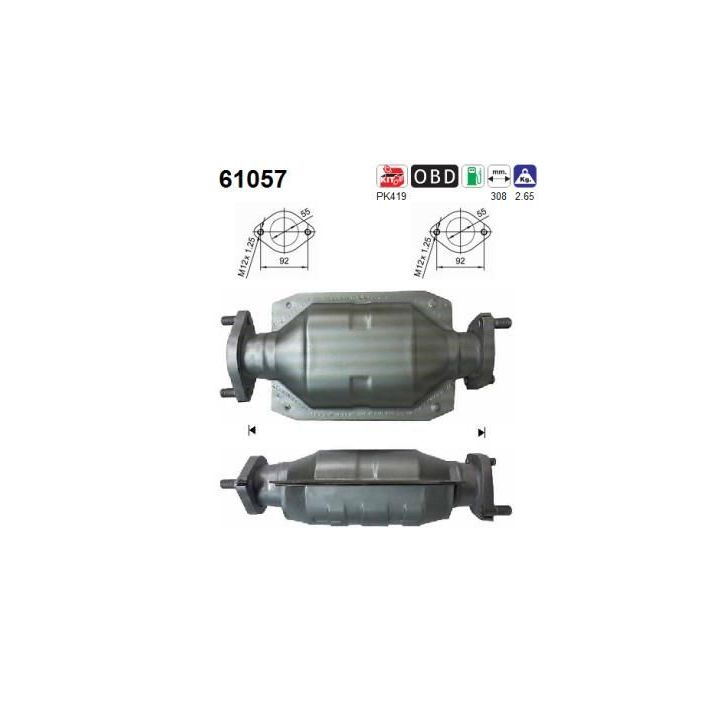 Katalizatoriaus keitiklis AS 61057