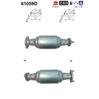 Katalizatoriaus keitiklis AS 61059D