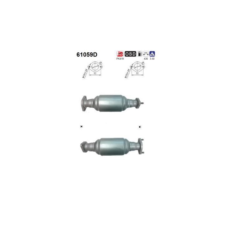 Katalizatoriaus keitiklis AS 61059D