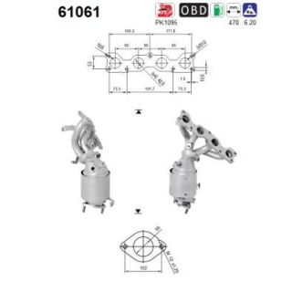 Katalizatoriaus keitiklis AS 61061