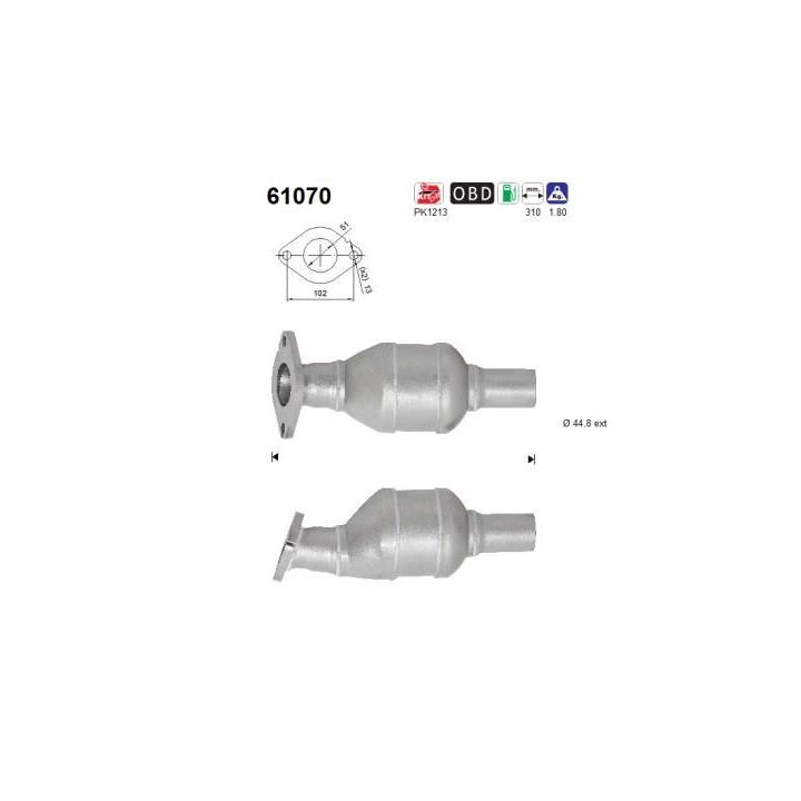 Katalizatoriaus keitiklis AS 61070