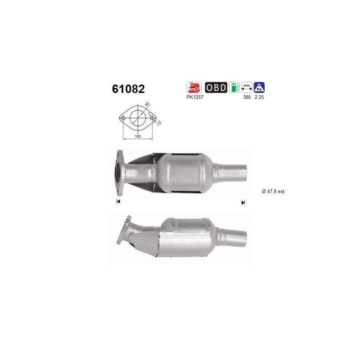 Katalizatoriaus keitiklis AS 61082