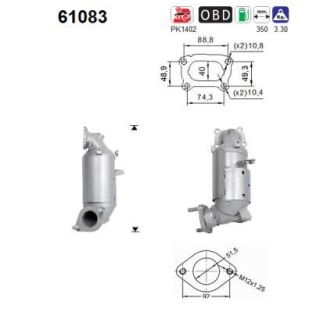 Katalizatoriaus keitiklis AS 61083