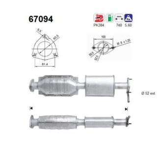 Katalizatoriaus keitiklis AS 67094