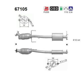 Katalizatoriaus keitiklis AS 67105