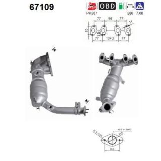 Katalizatoriaus keitiklis AS 67109