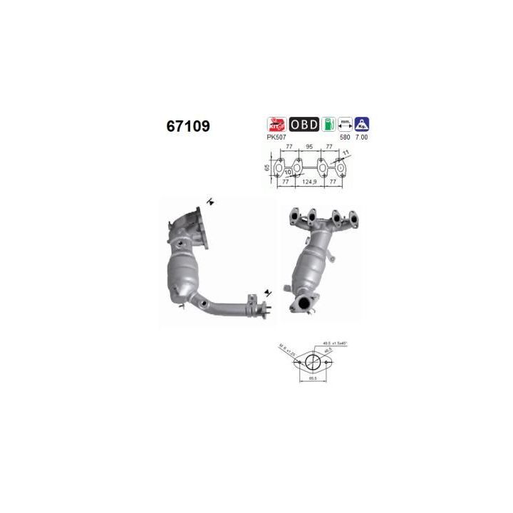 Katalizatoriaus keitiklis AS 67109