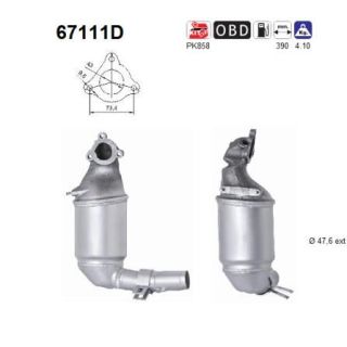 Katalizatoriaus keitiklis AS 67111D