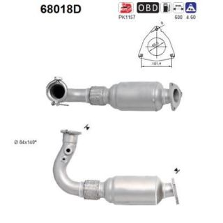 Katalizatoriaus keitiklis AS 68018D